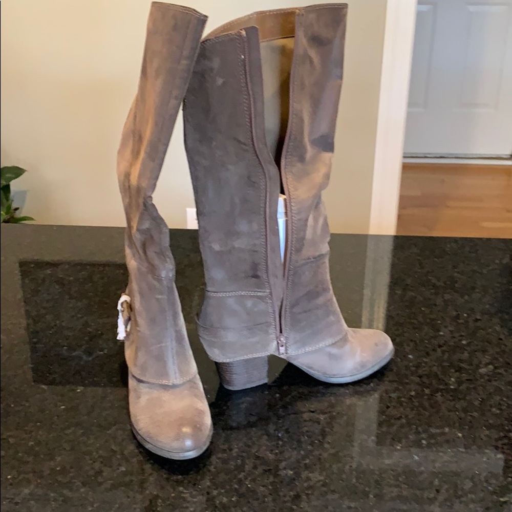 Fergalicious brown knee high boots